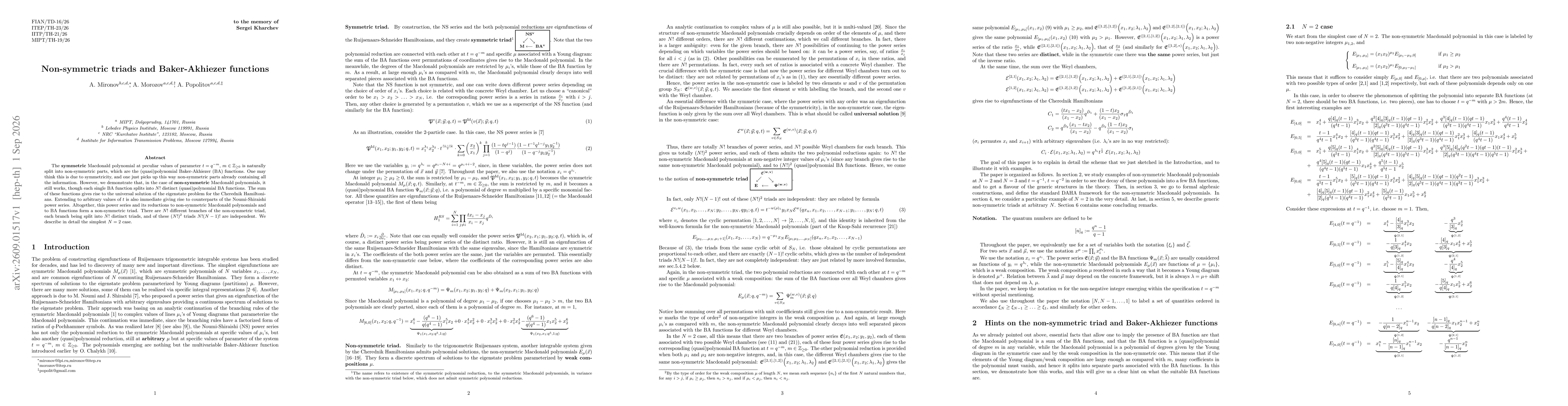 Thumbnail for Non-symmetric triads and Baker-Akhiezer functions