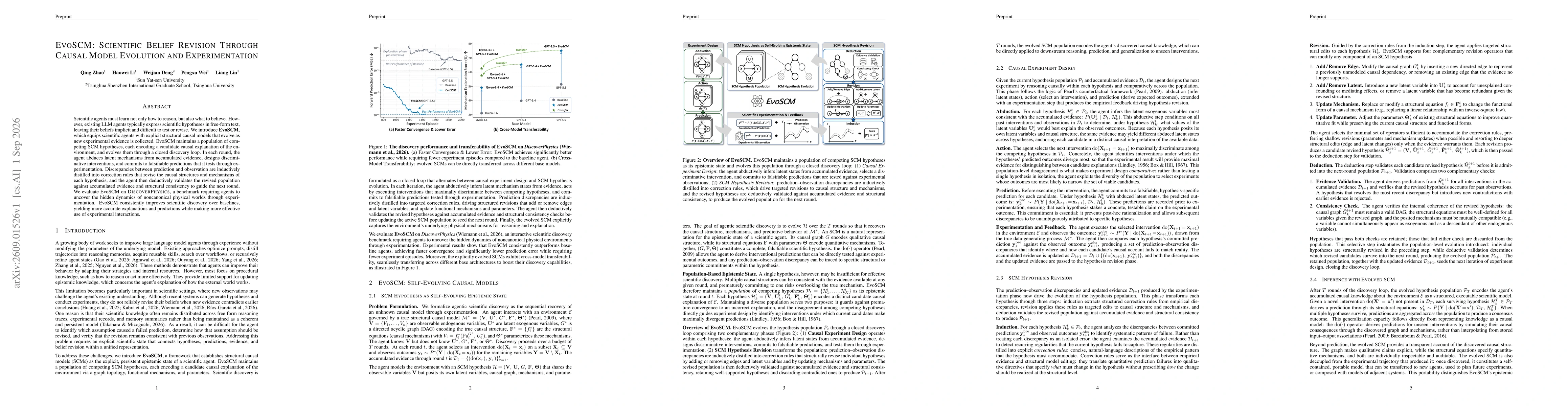 Thumbnail for EvoSCM: Scientific Belief Revision Through Causal Model Evolution and Experimentation