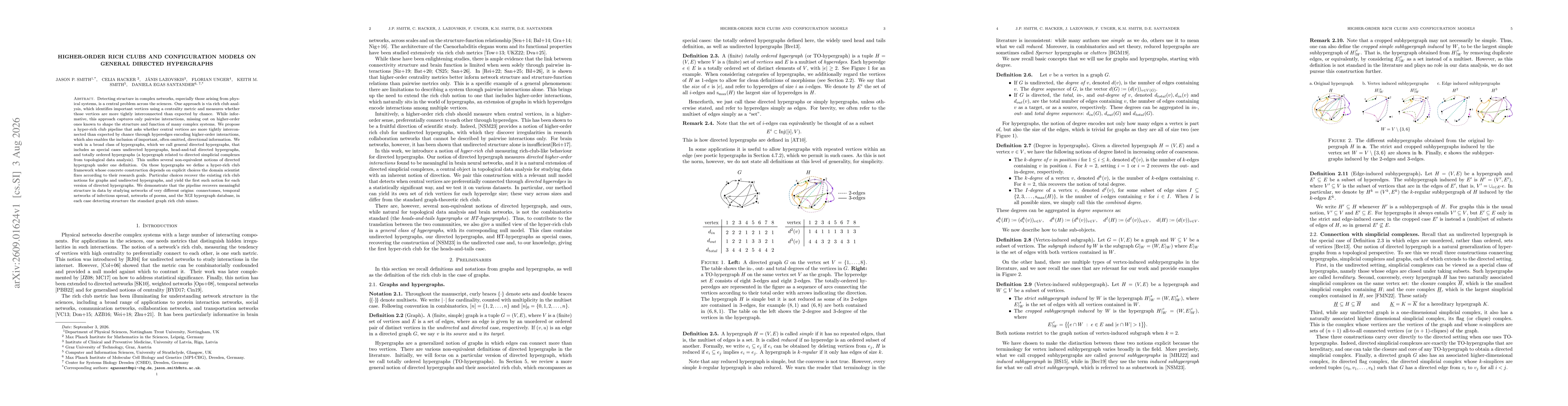 Thumbnail for Higher-order rich clubs and configuration models on general directed hypergraphs
