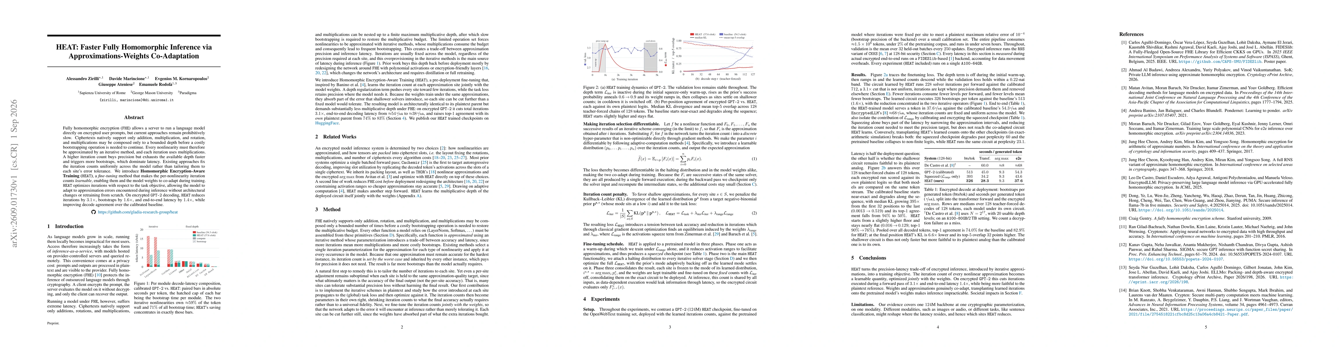 Thumbnail for HEAT: Faster Fully Homomorphic Inference via Approximations-Weights Co-Adaptation