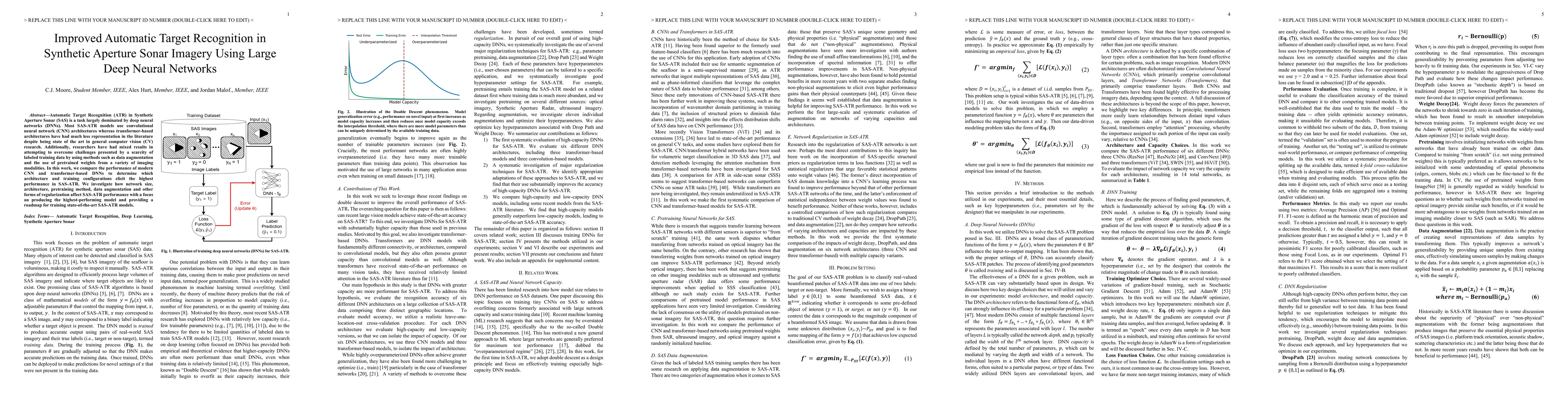 Thumbnail for Improved Automatic Target Recognition in Synthetic Aperture Sonar Imagery Using Large Deep Neural Networks