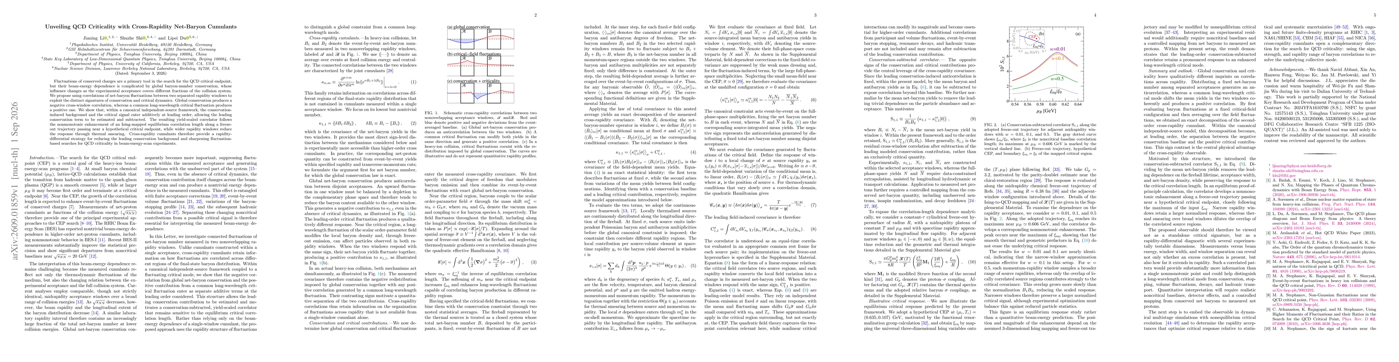 Thumbnail for Unveiling QCD Criticality with Cross-Rapidity Net-Baryon Cumulants