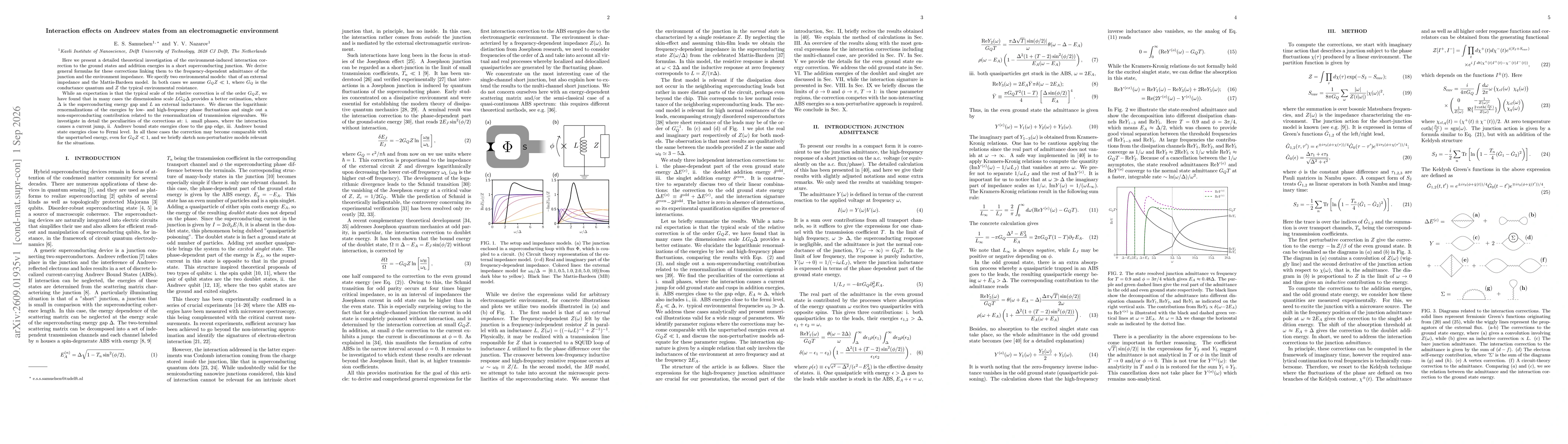 Thumbnail for Interaction effects on Andreev states from an electromagnetic environment