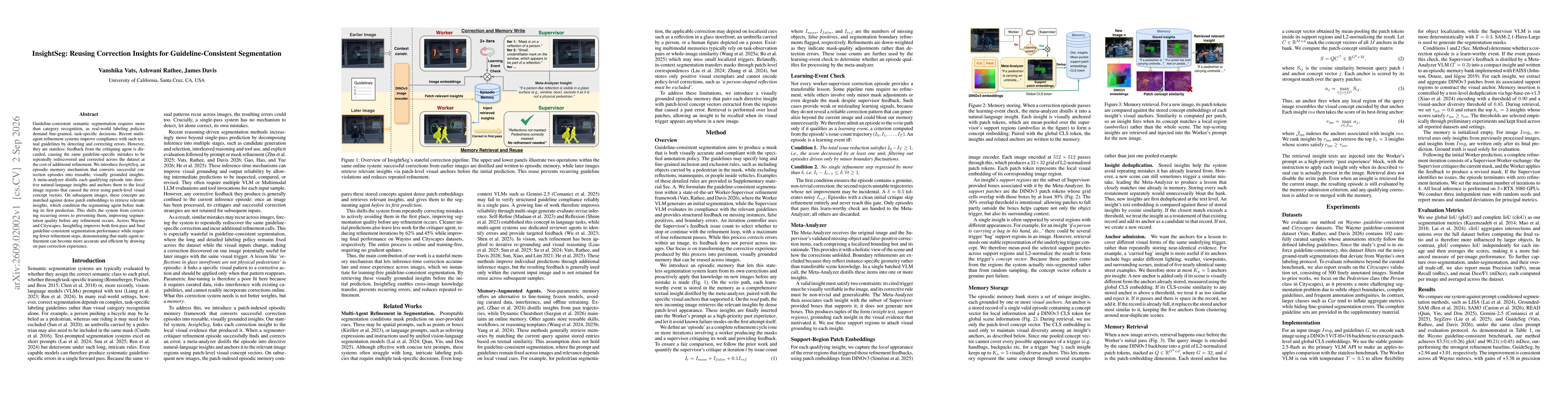 Thumbnail for InsightSeg: Reusing Correction Insights for Guideline-Consistent Segmentation