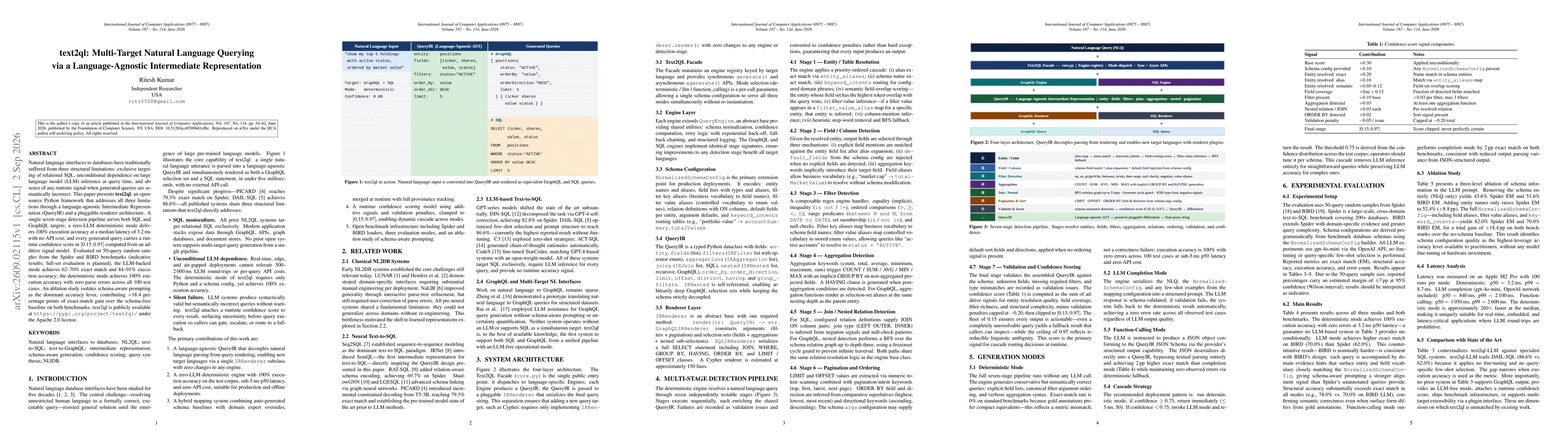 Thumbnail for text2ql: Multi-Target Natural Language Querying via a Language-Agnostic Intermediate Representation