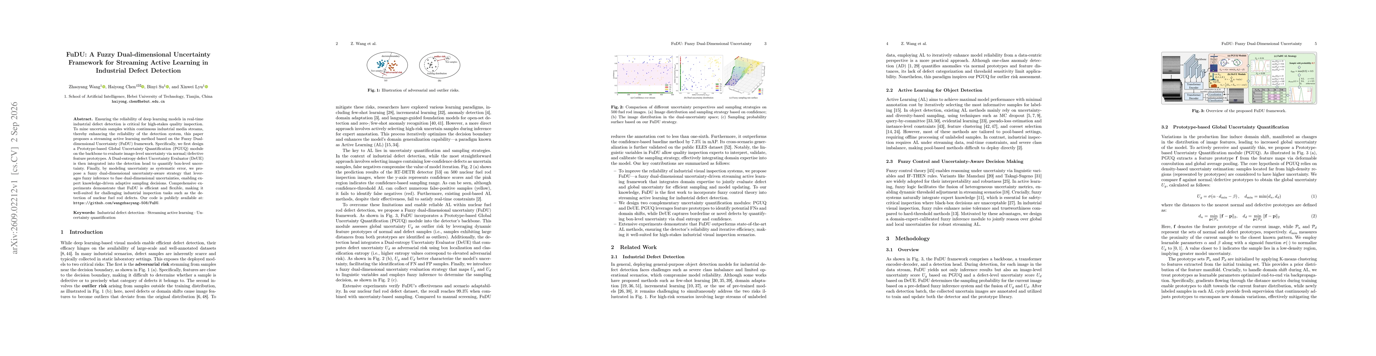 Thumbnail for FuDU: A Fuzzy Dual-dimensional Uncertainty Framework for Streaming Active Learning in Industrial Defect Detection