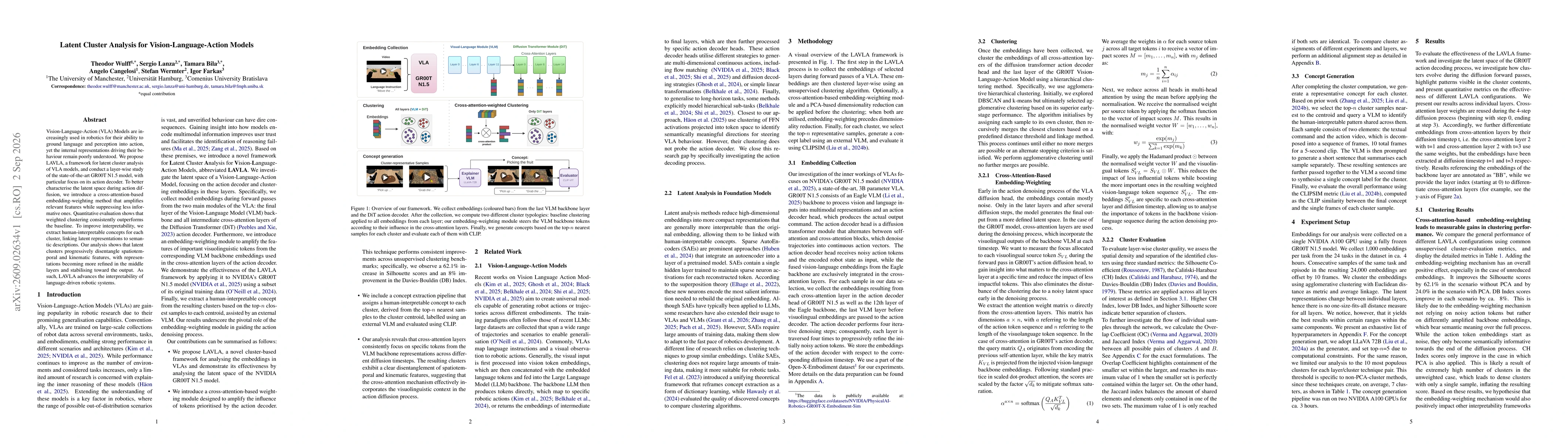 Thumbnail for Latent Cluster Analysis for Vision-Language-Action Models