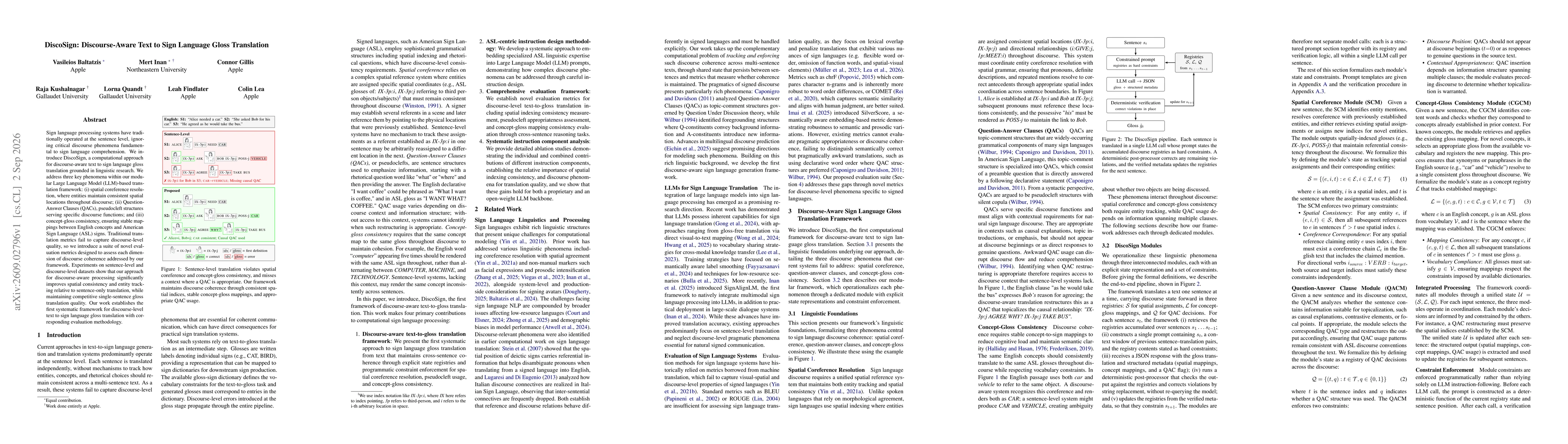 Thumbnail for DiscoSign: Discourse-Aware Text to Sign Language Gloss Translation