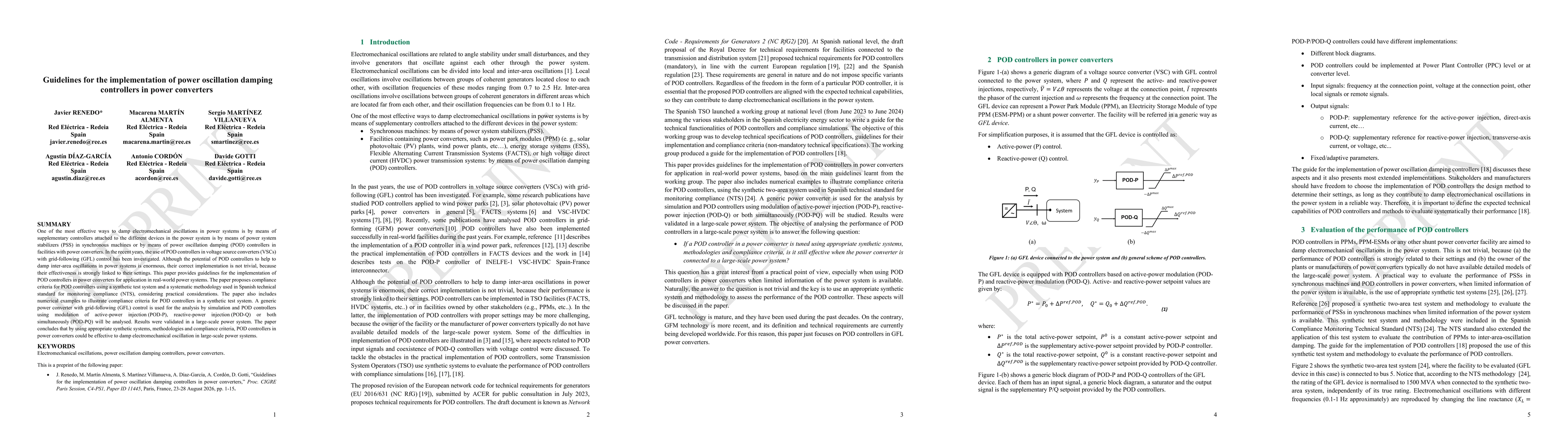 Thumbnail for Guidelines for the implementation of power oscillation damping controllers in power converters