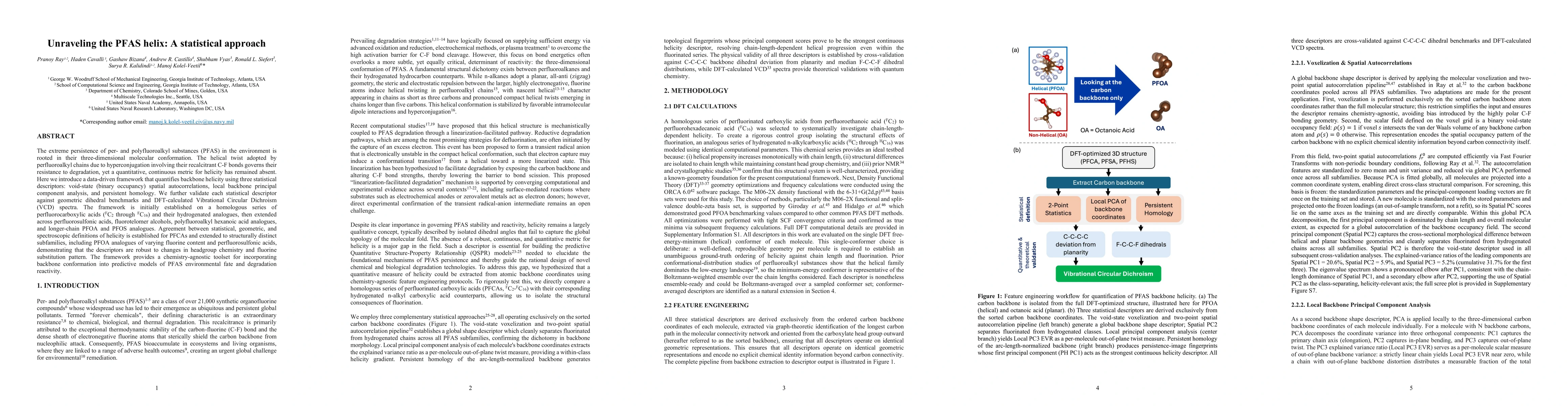 Thumbnail for Unraveling the PFAS helix: A statistical approach