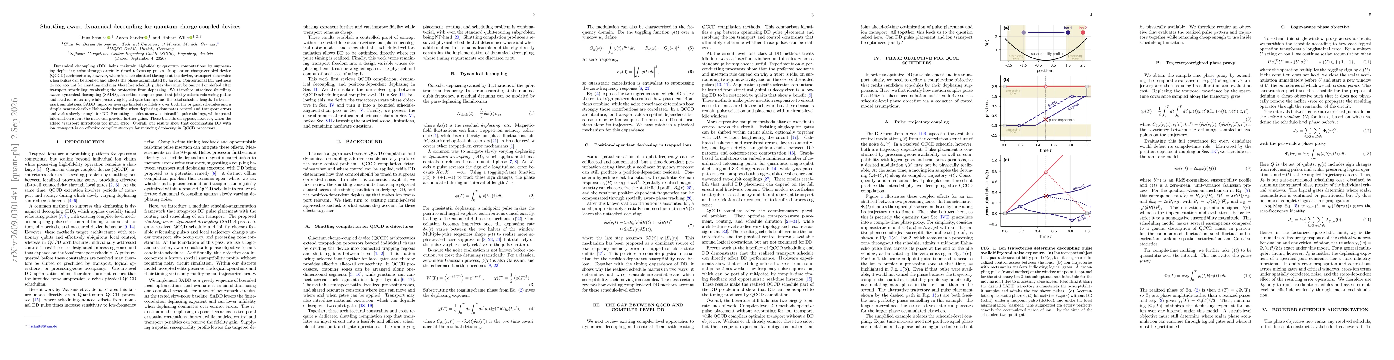 Thumbnail for Shuttling-aware dynamical decoupling for quantum charge-coupled devices