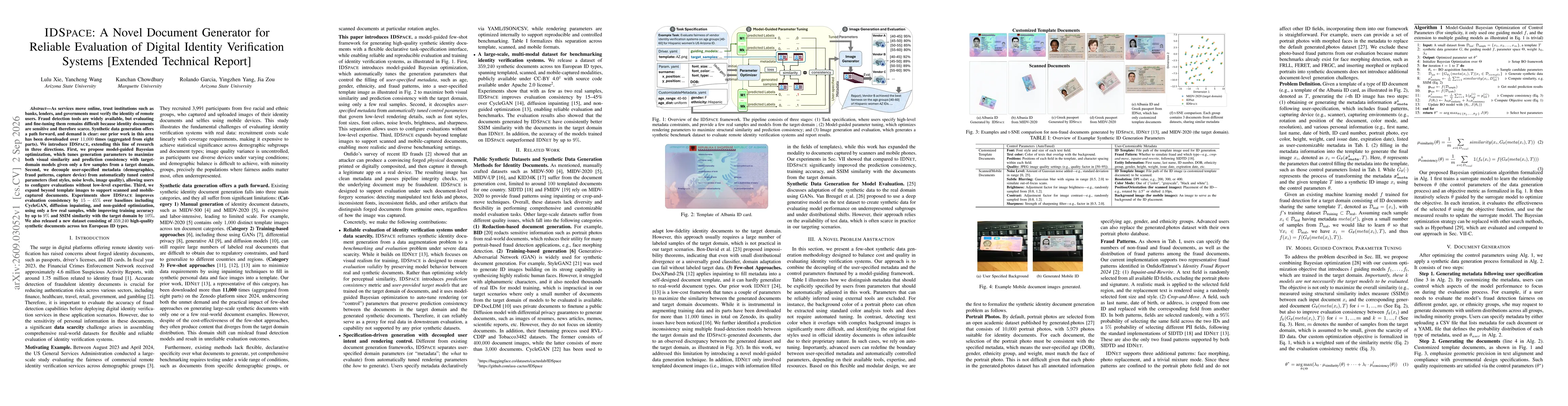 Thumbnail for IDSPACE: A Novel Document Generator for Reliable Evaluation of Digital Identity Verification Systems [Extended Technical Report]