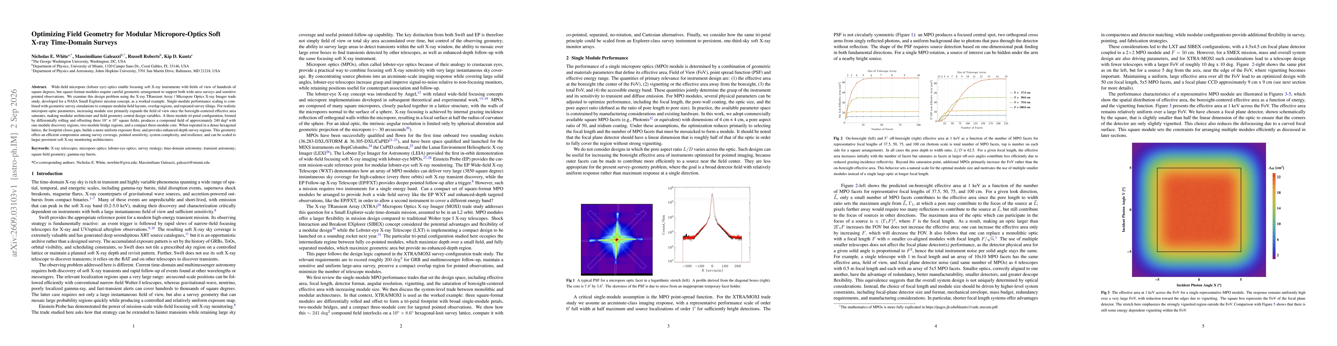 Thumbnail for Optimizing Field Geometry for Modular Micropore-Optics Soft X-ray Time-Domain Surveys