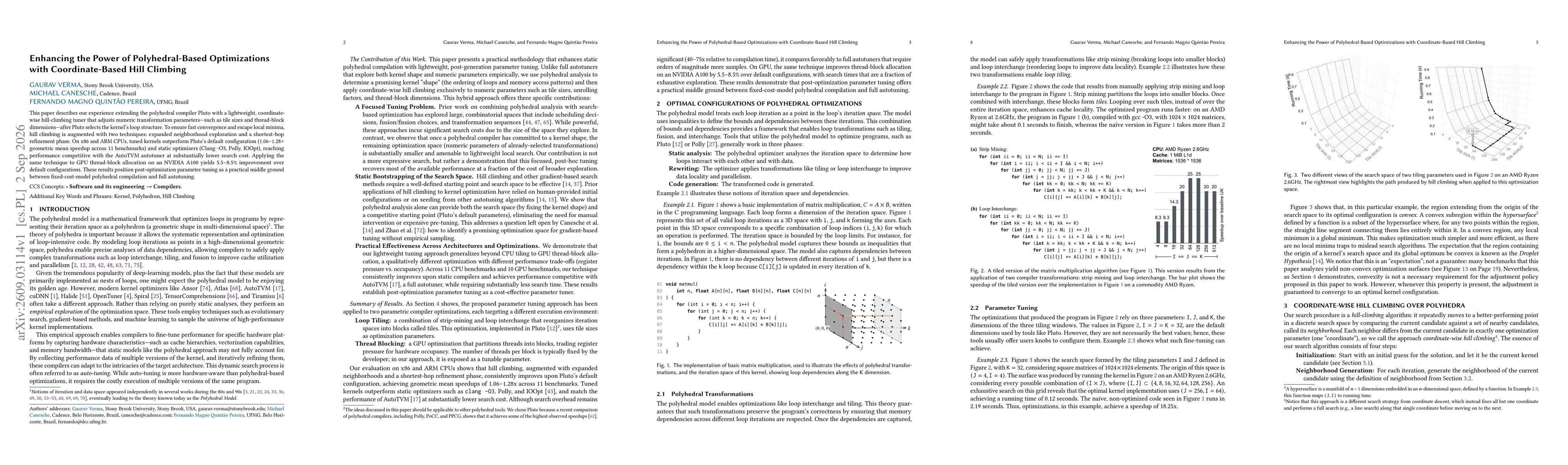 Thumbnail for Enhancing the Power of Polyhedral-Based Optimizations with Coordinate-Based Hill Climbing