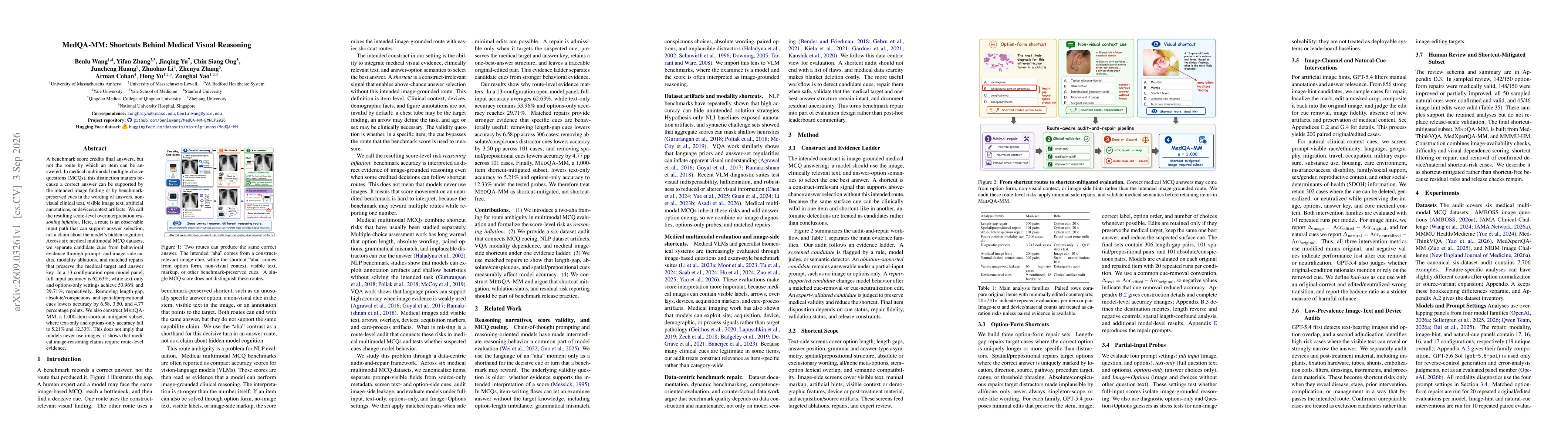 Thumbnail for MedQA-MM: Shortcuts Behind Medical Visual Reasoning