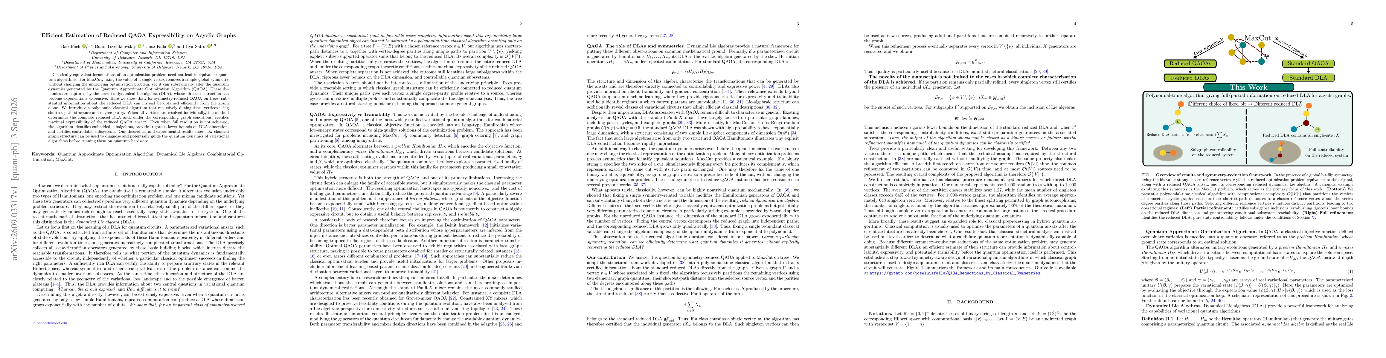 Thumbnail for Efficient Estimation of Reduced QAOA Expressibility on Acyclic Graphs