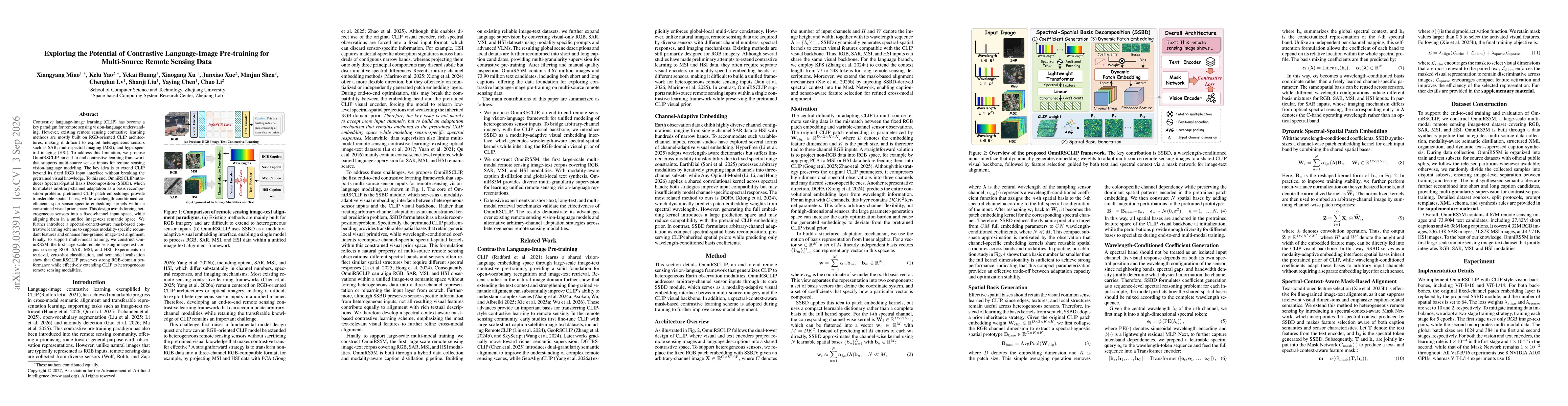 Thumbnail for Exploring the Potential of Contrastive Language-Image Pre-training for Multi-Source Remote Sensing Data