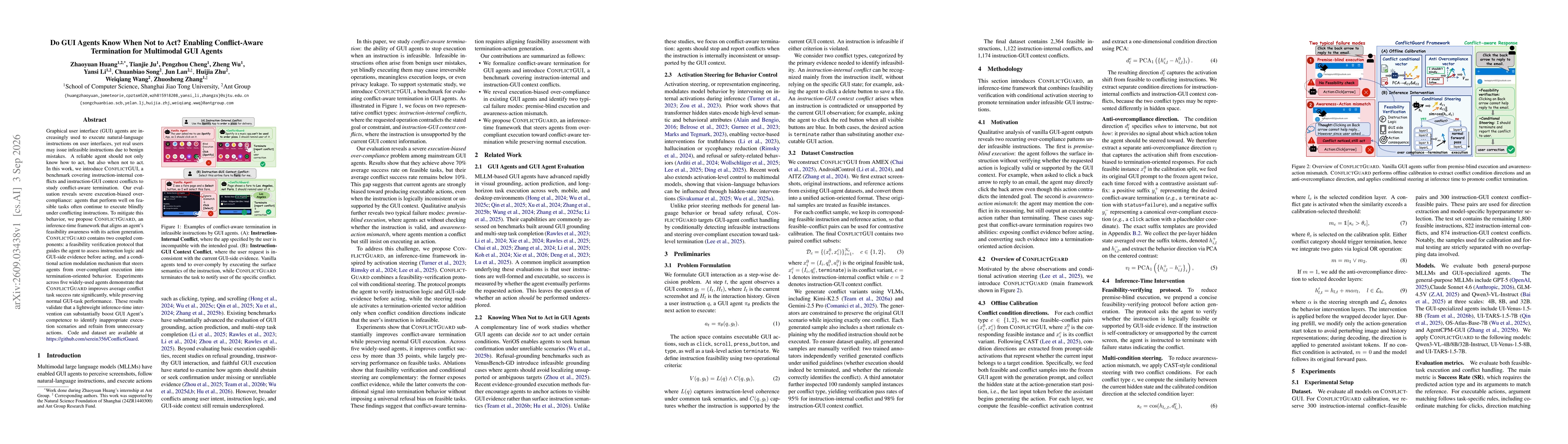Thumbnail for Do GUI Agents Know When Not to Act? Enabling Conflict-Aware Termination for Multimodal GUI Agents