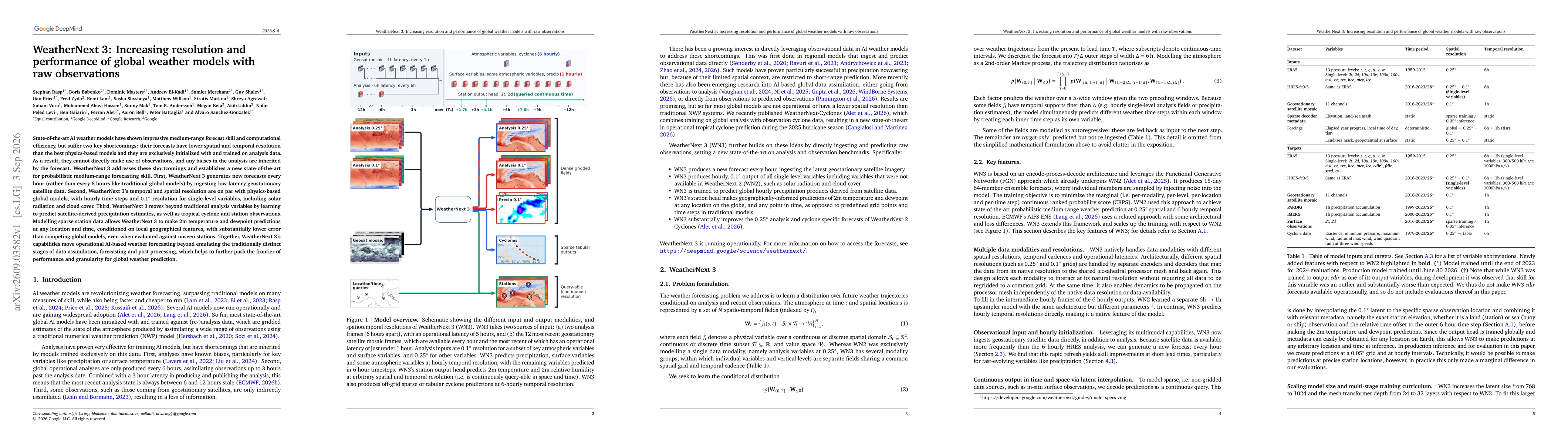 Thumbnail for WeatherNext 3: Increasing resolution and performance of global weather models with raw observations