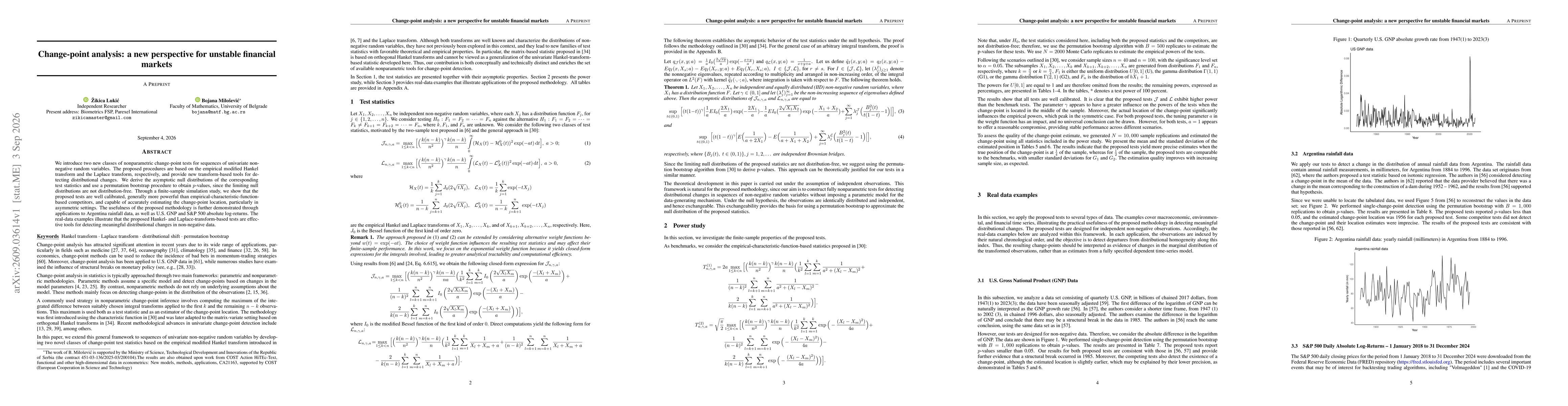 Thumbnail for Change-point analysis: a new perspective for unstable financial markets