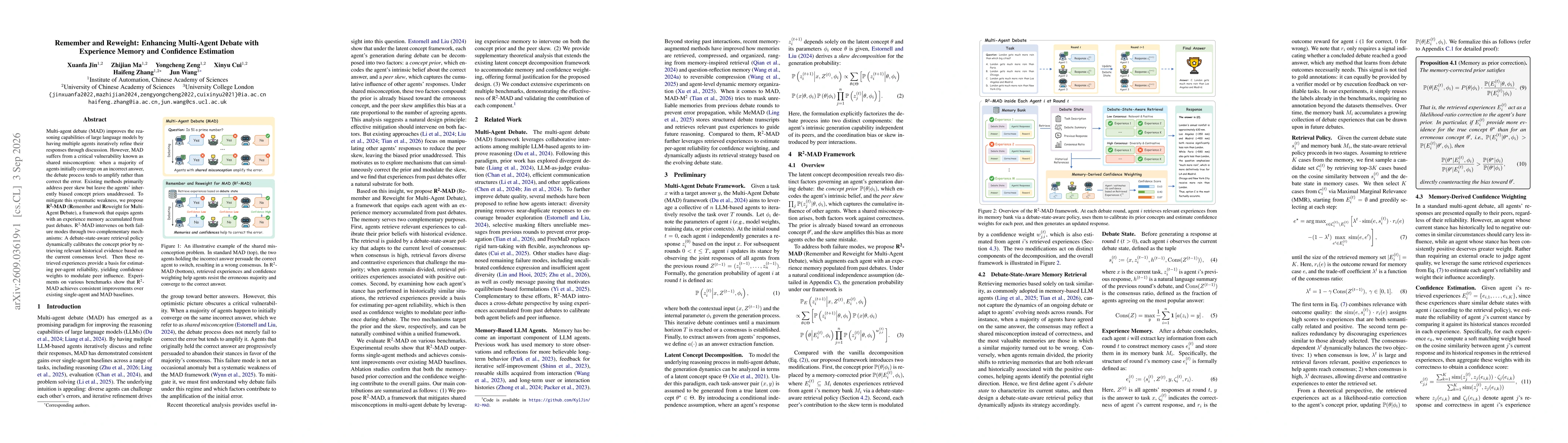 Thumbnail for Remember and Reweight: Enhancing Multi-Agent Debate with Experience Memory and Confidence Estimation
