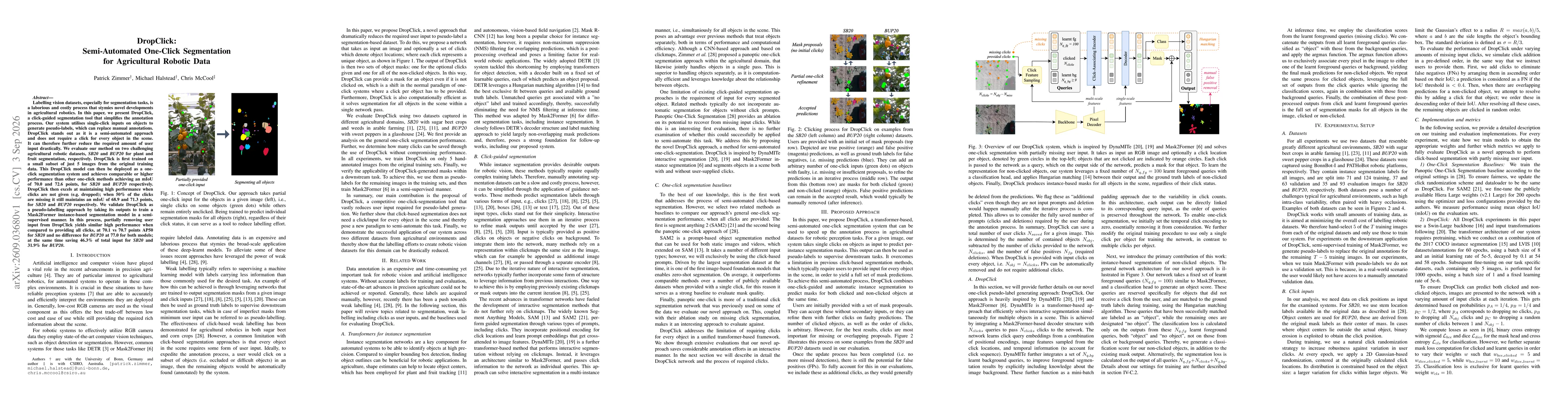 Thumbnail for DropClick: Semi-Automated One-Click Segmentation for Agricultural Robotic Data