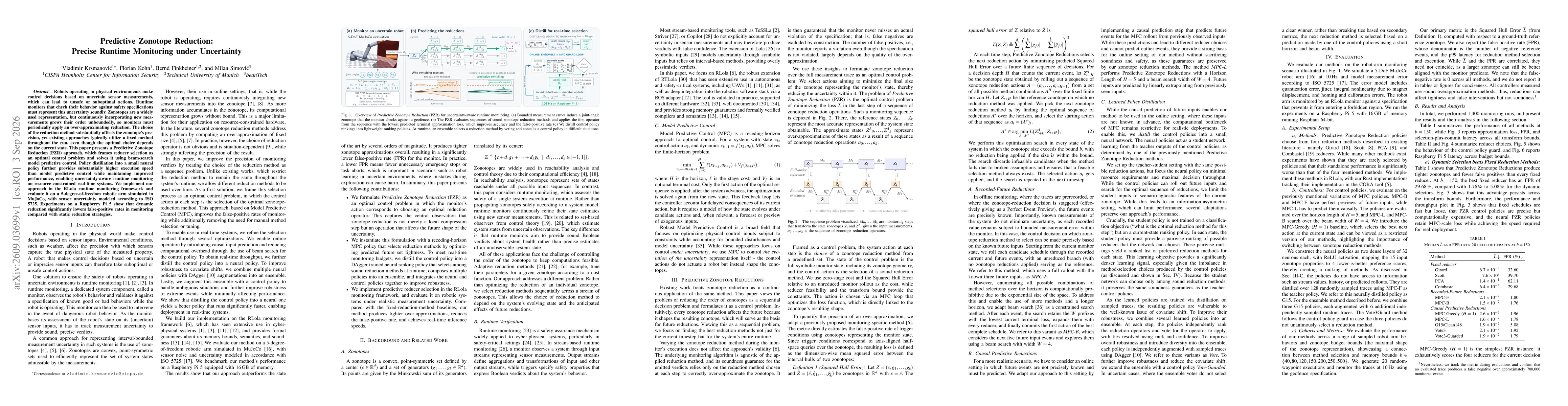 Thumbnail for Predictive Zonotope Reduction: Precise Runtime Monitoring under Uncertainty