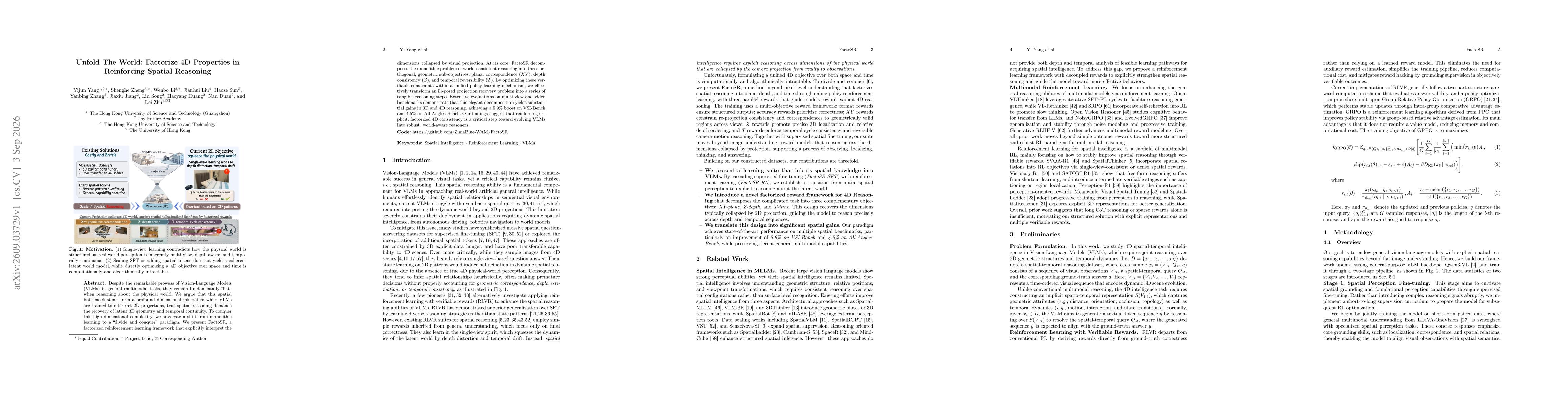 Thumbnail for Unfold The World: Factorize 4D Properties in Reinforcing Spatial Reasoning
