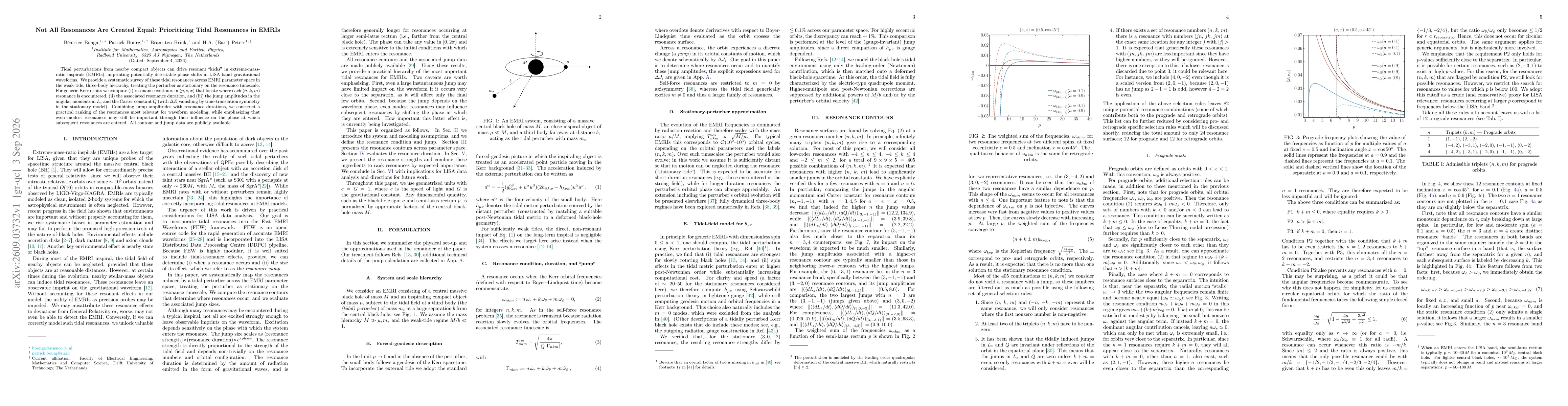 Thumbnail for Not All Resonances Are Created Equal: Prioritizing Tidal Resonances in EMRIs