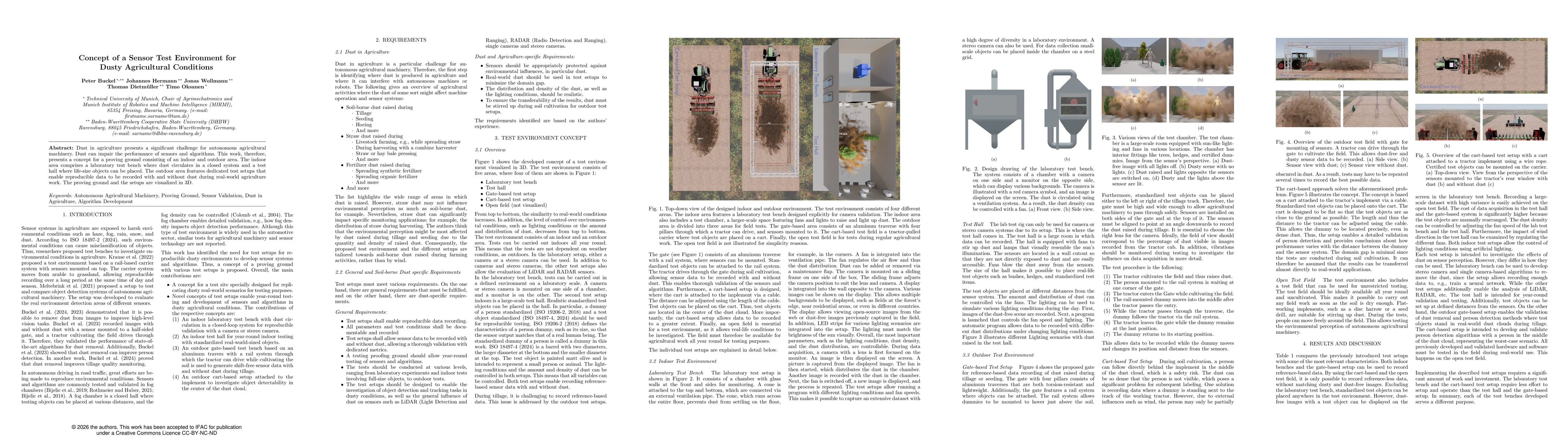 Thumbnail for Concept of a Sensor Test Environment for Dusty Agricultural Conditions