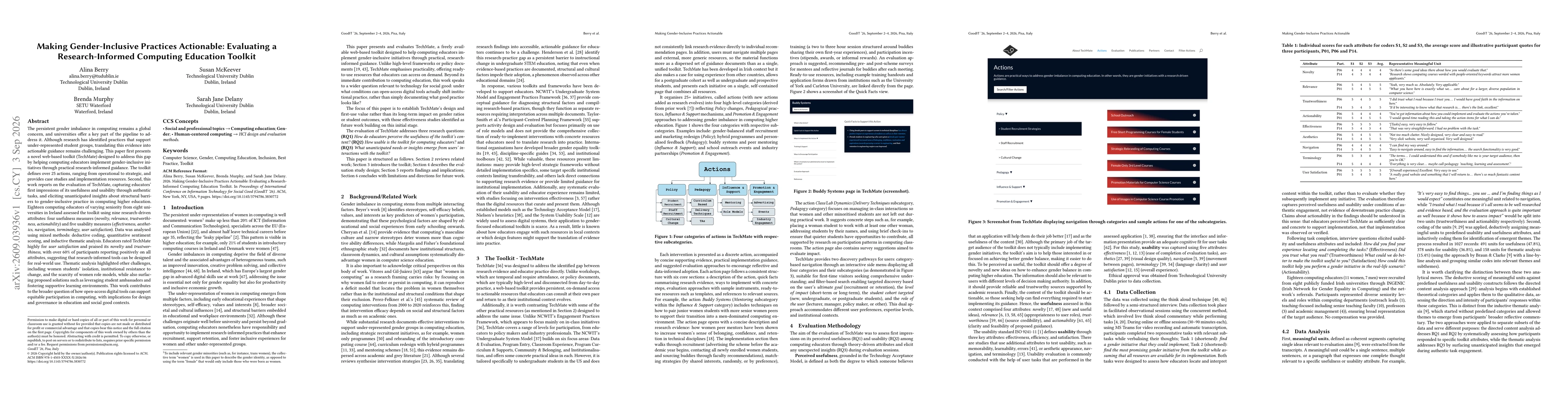 Thumbnail for Making Gender-Inclusive Practices Actionable: Evaluating a Research-Informed Computing Education Toolkit