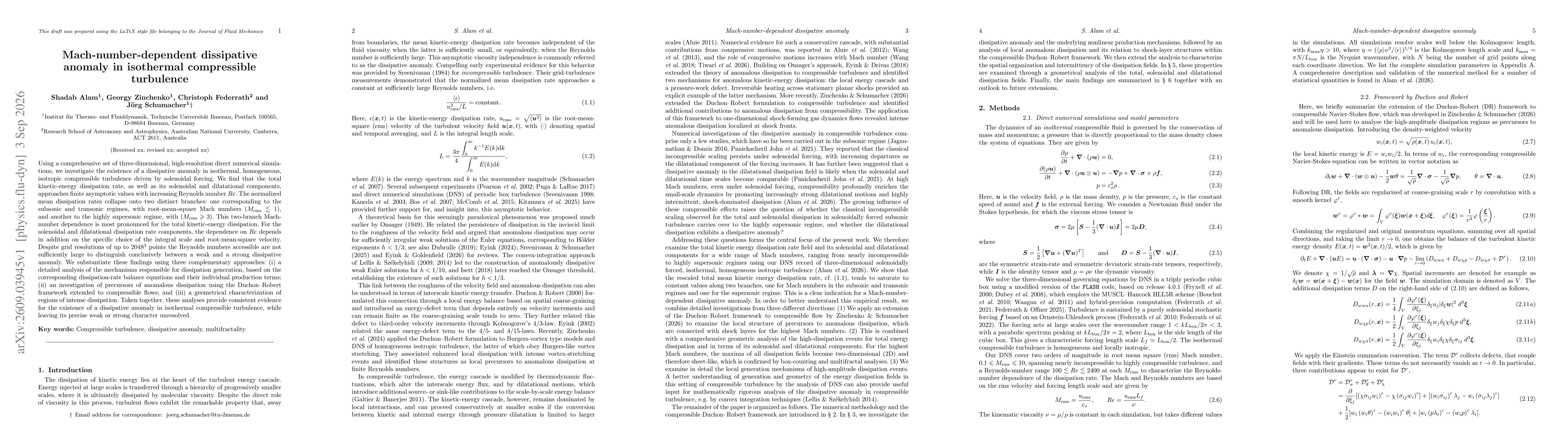 Thumbnail for Mach-number-dependent dissipative anomaly in isothermal compressible turbulence