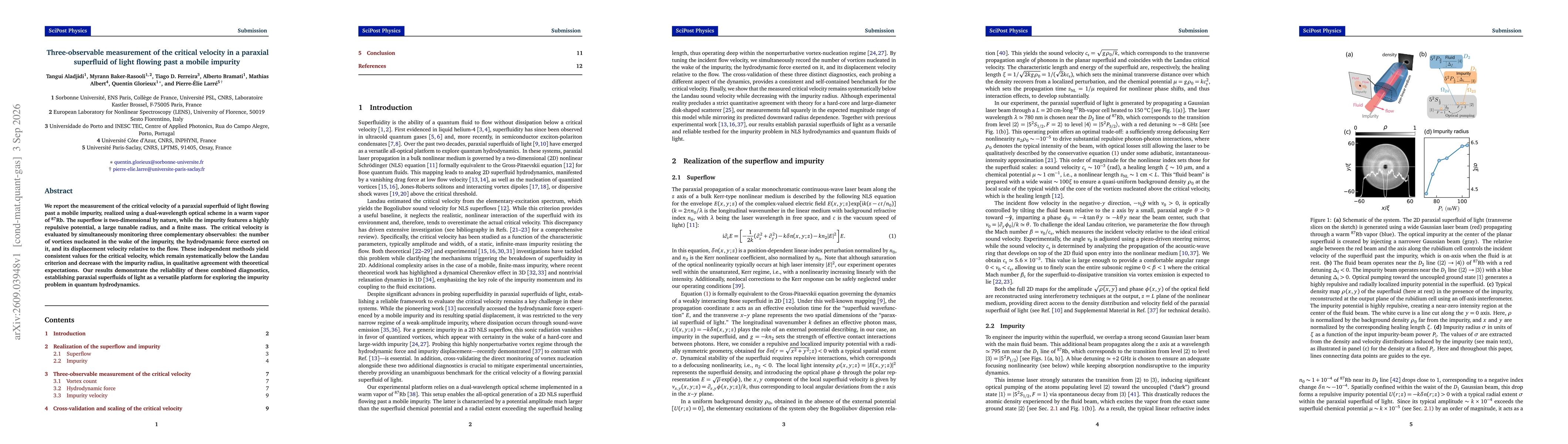 Thumbnail for Three-observable measurement of the critical velocity in a paraxial superfluid of light flowing past a mobile impurity