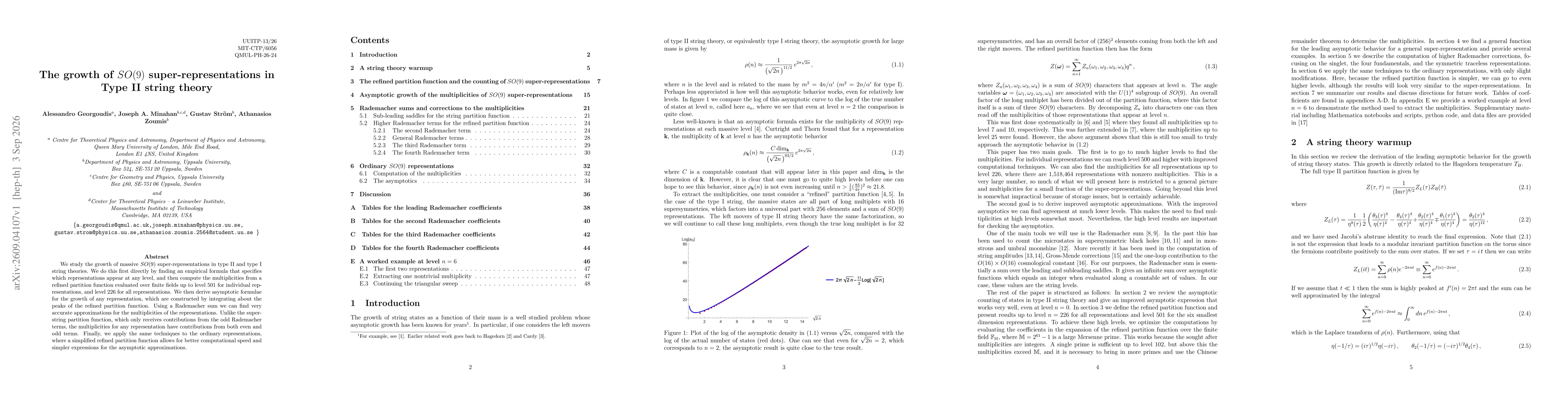 Thumbnail for The growth of $SO(9)$ super-representations in Type II string theory