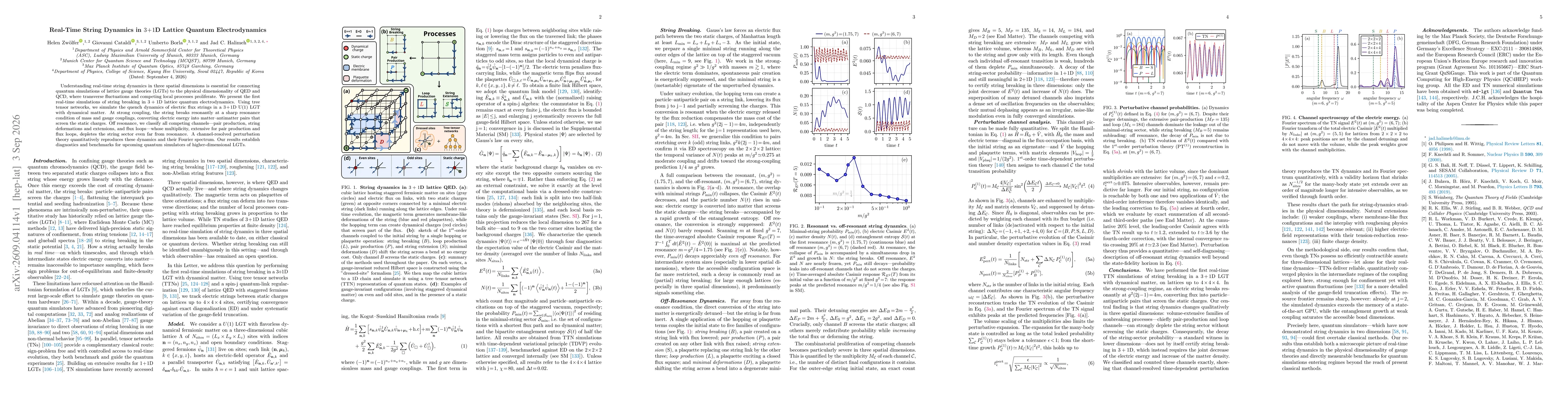 Thumbnail for Real-Time String Dynamics in $3+1$D Lattice Quantum Electrodynamics