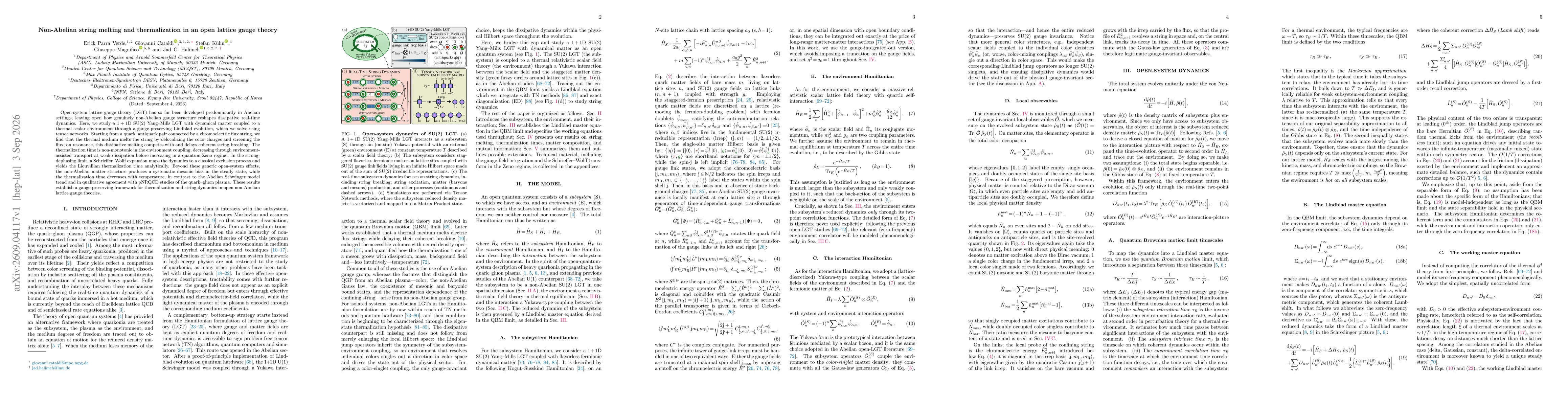 Thumbnail for Non-Abelian string melting and thermalization in an open lattice gauge theory