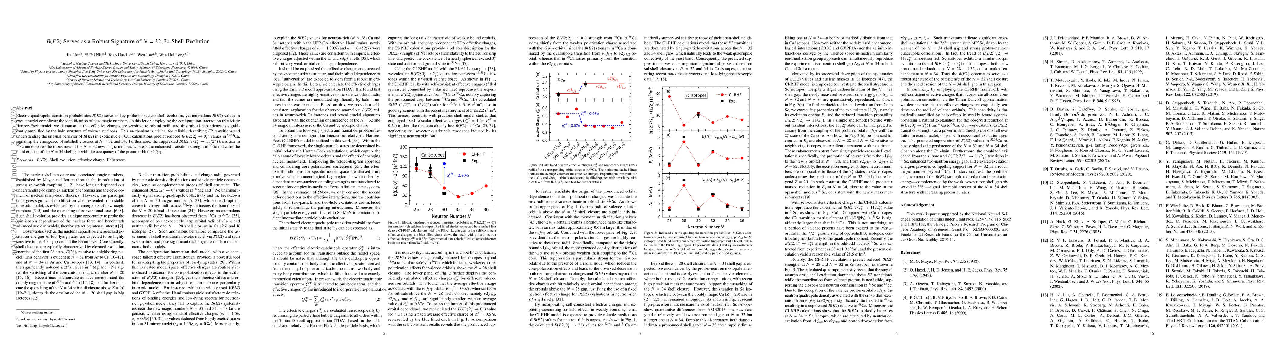 Thumbnail for B(E2) Serves as a Robust Signature of N = 32,34 Shell Evolution