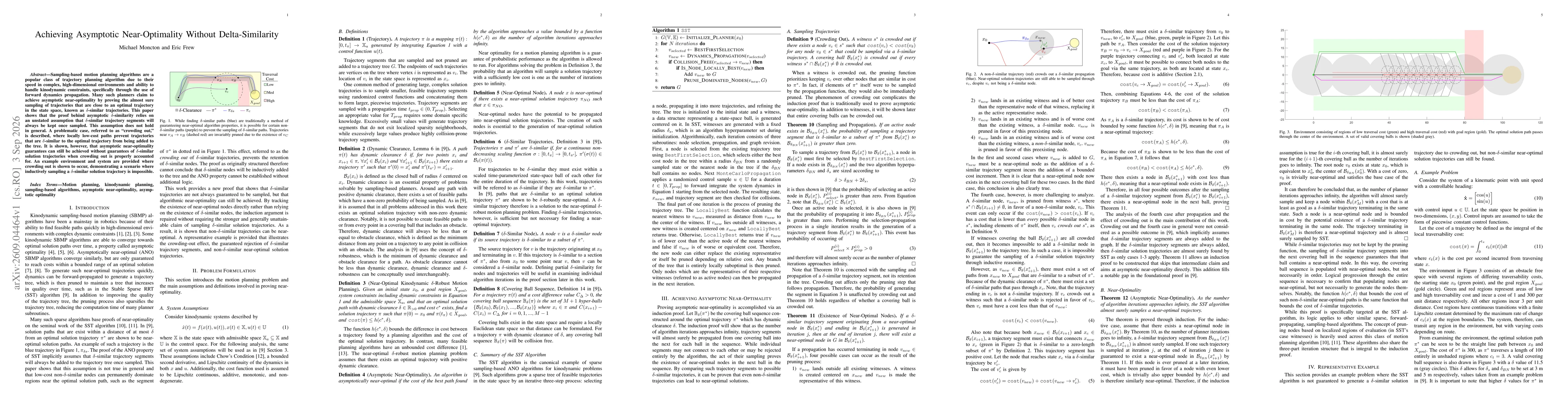 Thumbnail for Achieving Asymptotic Near-Optimality Without $δ$-Similarity