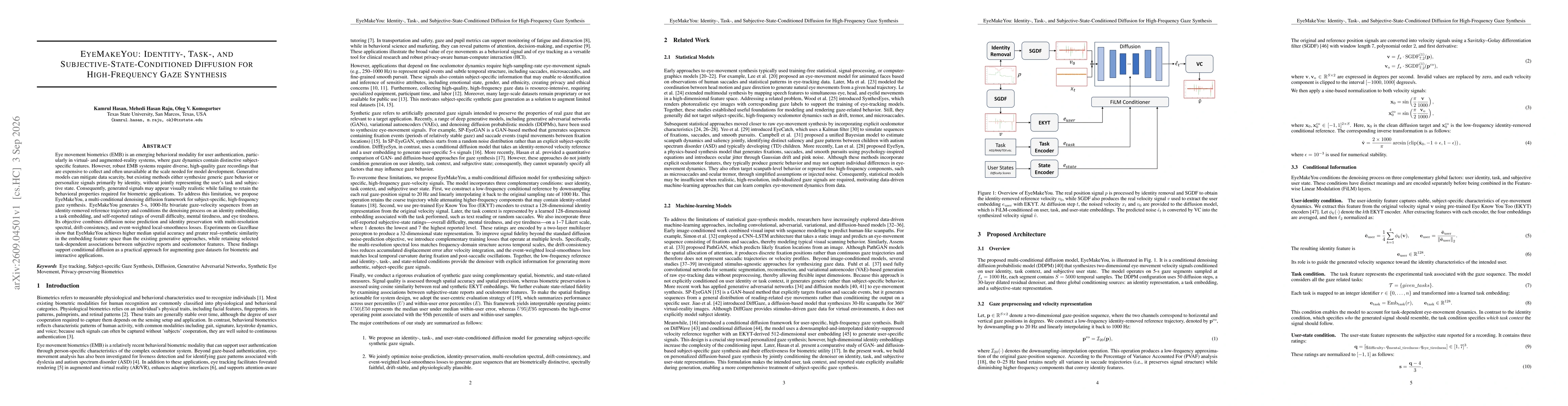 Thumbnail for EyeMakeYou: Identity-, Task-, and Subjective-State-Conditioned Diffusion for High-Frequency Gaze Synthesis