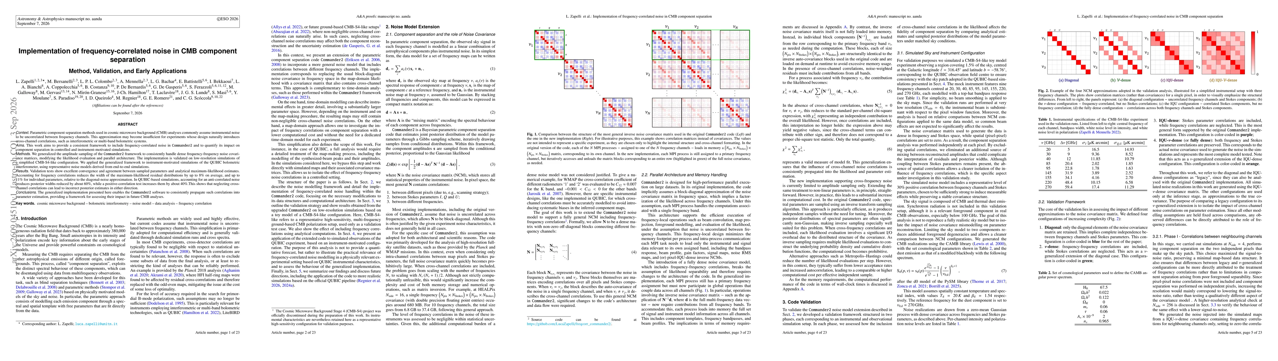 Thumbnail for Implementation of frequency-correlated noise in CMB component separation: Method, Validation, and Early Applications