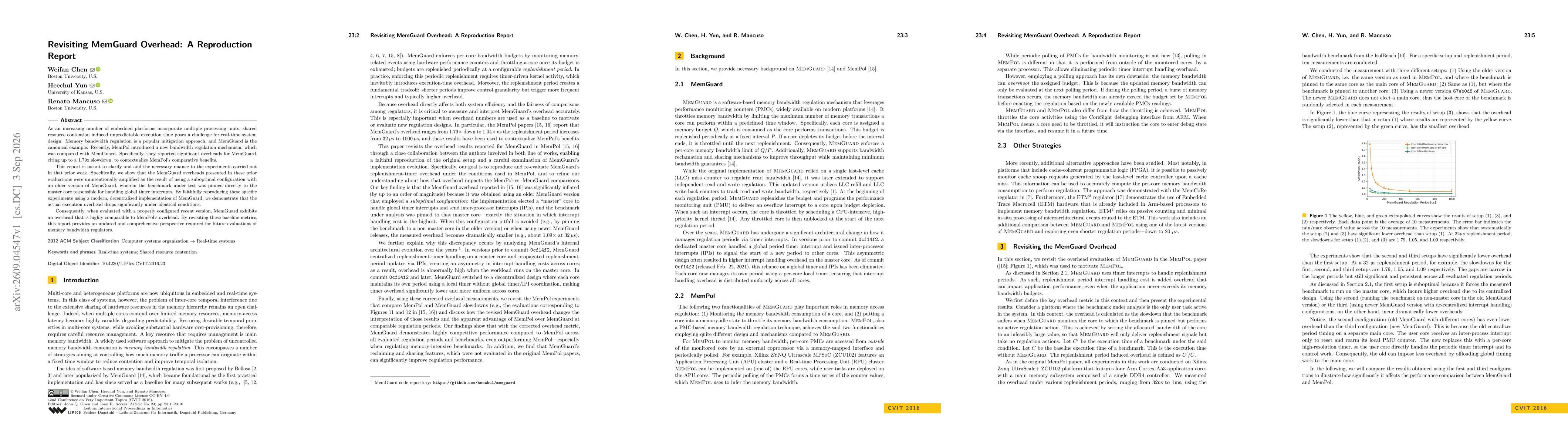 Thumbnail for Revisiting MemGuard Overhead: A Reproduction Report
