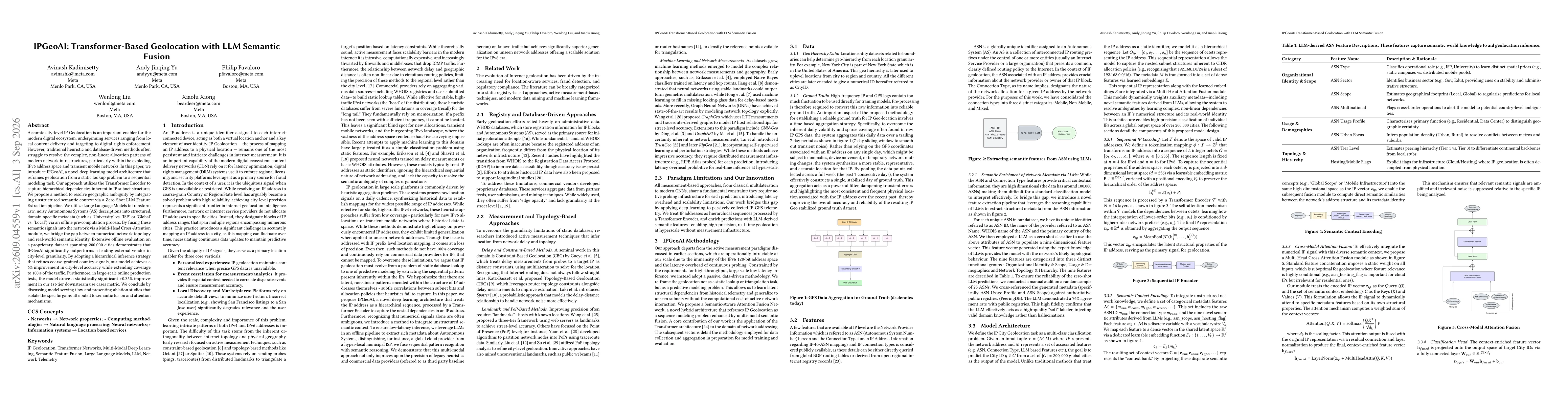 Thumbnail for IPGeoAI: Transformer-Based Geolocation with LLM Semantic Fusion