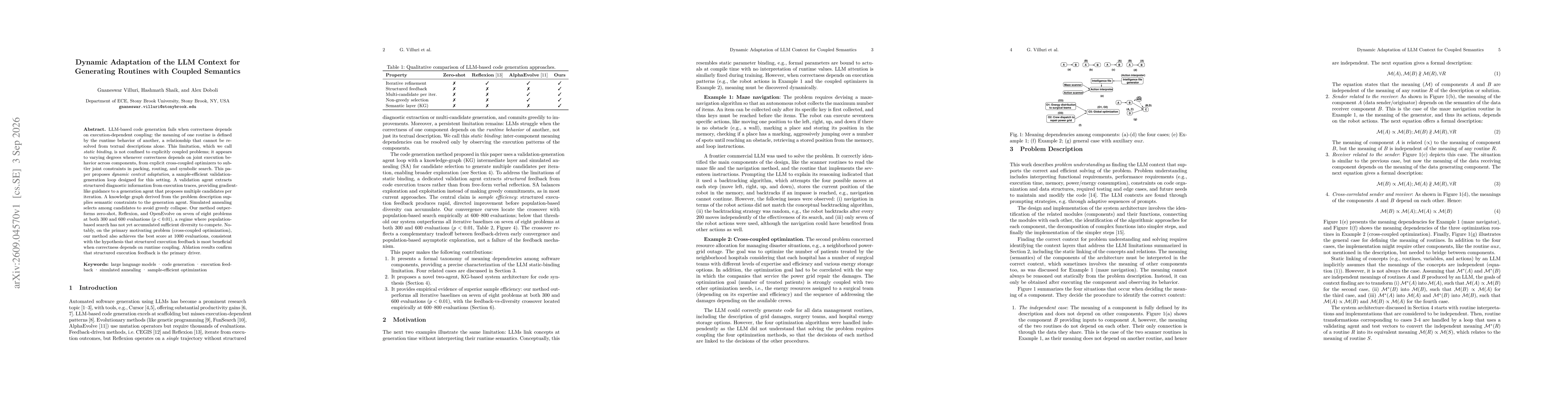 Thumbnail for Dynamic Adaptation of the LLM Context for Generating Routines with Coupled Semantics