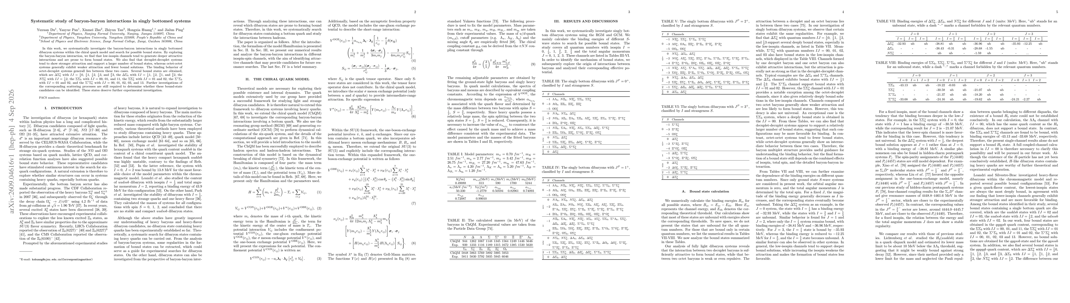 Thumbnail for Systematic study of baryon-baryon interactions in singly bottomed systems