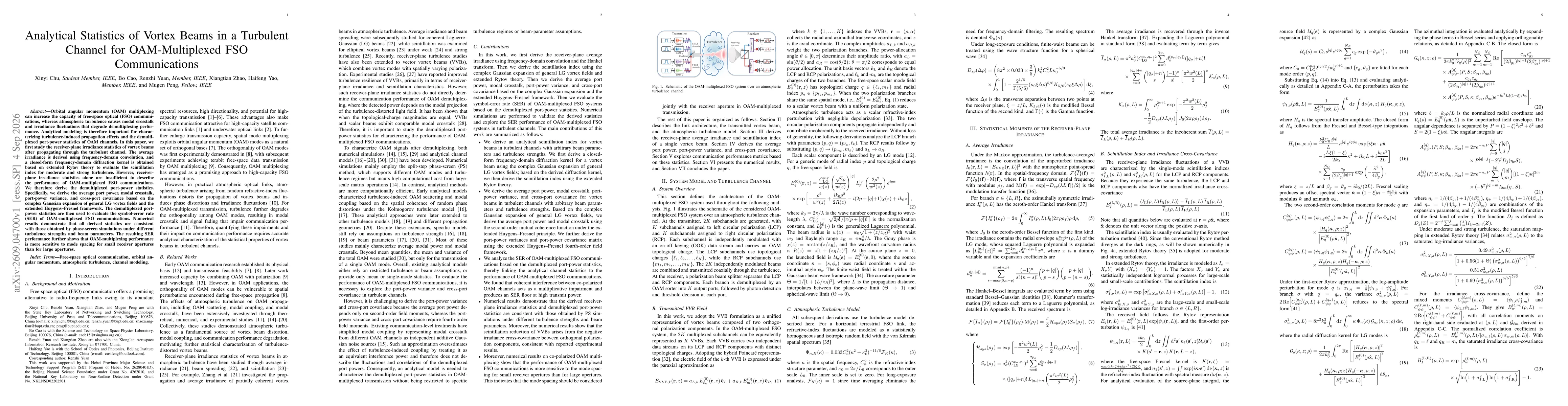 Thumbnail for Analytical Statistics of Vortex Beams in a Turbulent Channel for OAM-Multiplexed FSO Communications