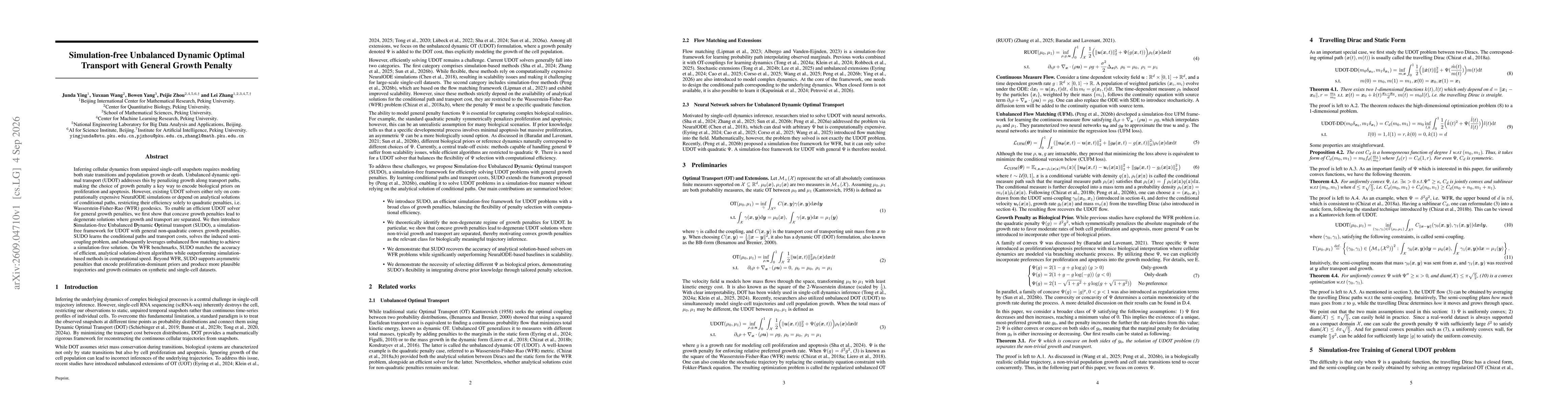 Thumbnail for Simulation-free Unbalanced Dynamic Optimal Transport with General Growth Penalty