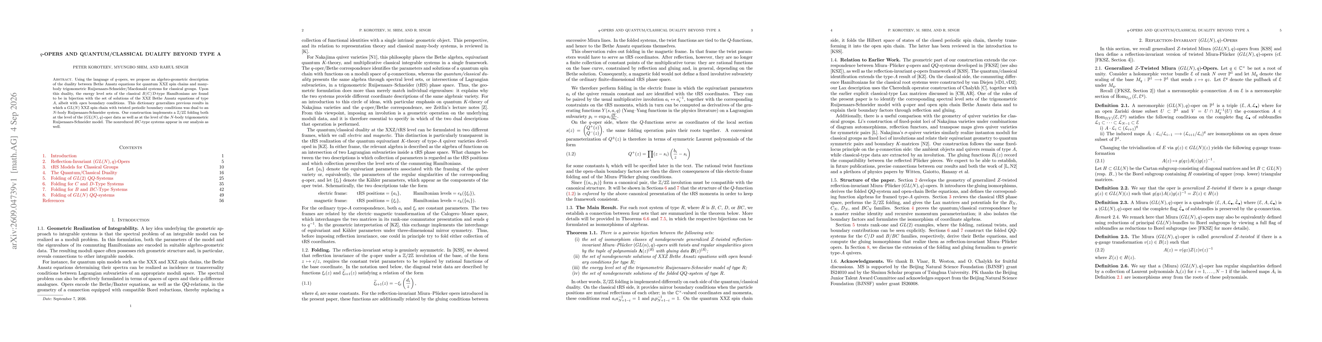 Thumbnail for q-Opers and Quantum/Classical Duality Beyond Type A