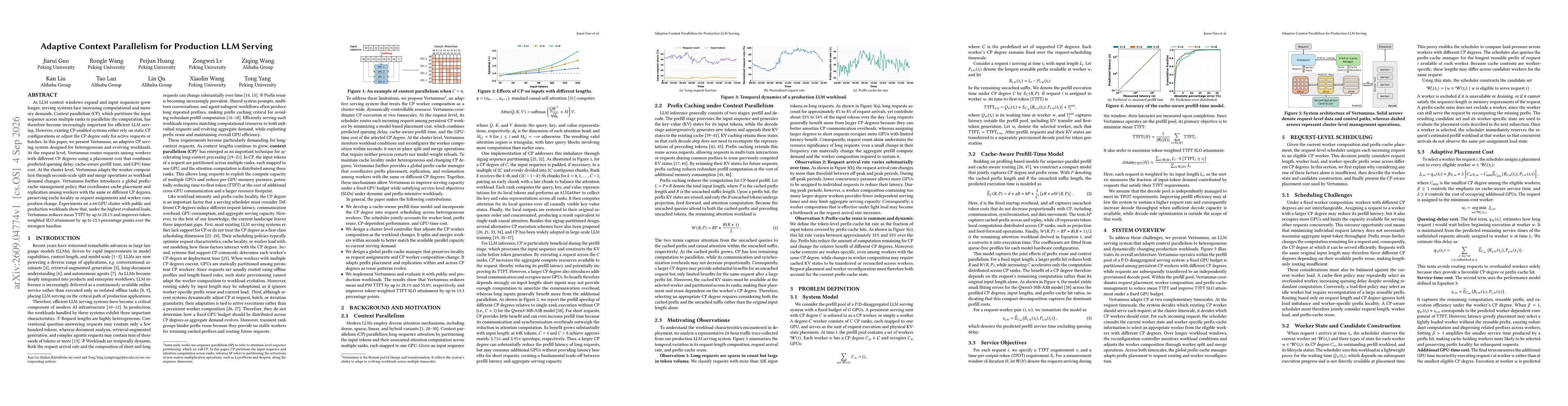 Thumbnail for Adaptive Context Parallelism for Production LLM Serving