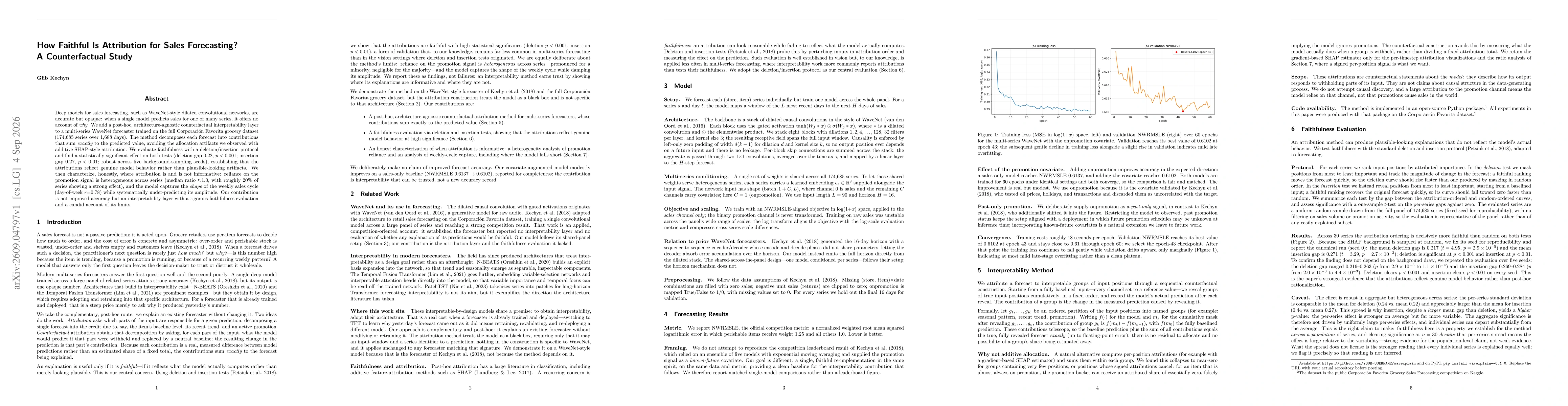 Thumbnail for How Faithful Is Attribution for Sales Forecasting? A Counterfactual Study