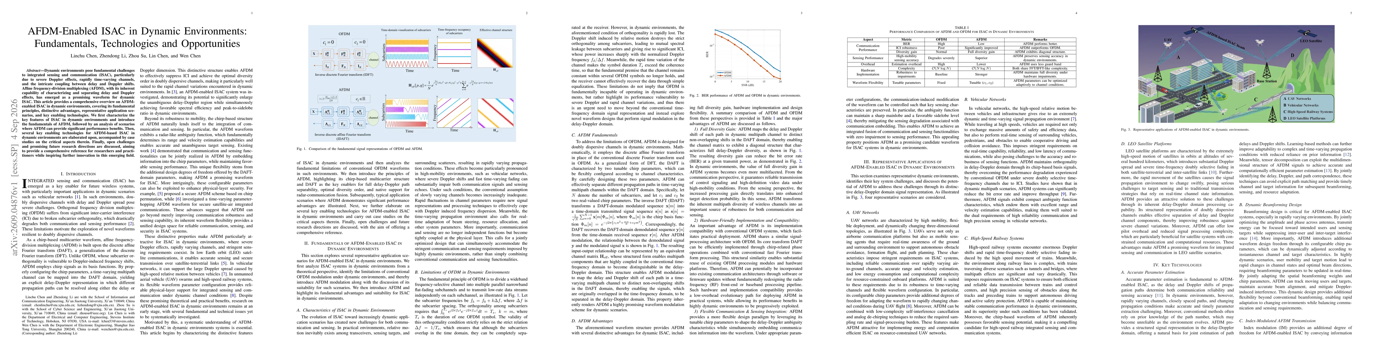 Thumbnail for AFDM-Enabled ISAC in Dynamic Environments: Fundamentals, Technologies and Opportunities